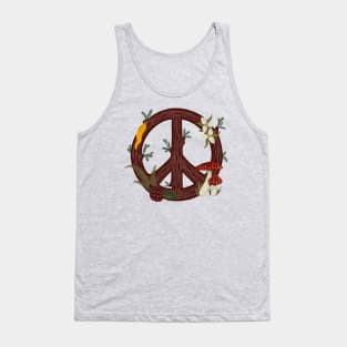 Redwood Peace Sign Tank Top